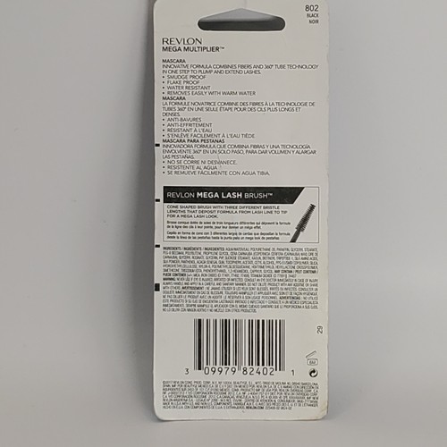 Revlon Mega Multiplier Mascara 8.5ml / 0.28fl oz Select Shade New in Package - Picture 2 of 4