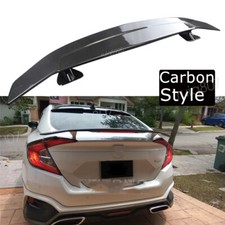 46 Rear Trunk Spoiler Lip Wing Gt Carbon Style For Honda Civic Sedan 2016-2021