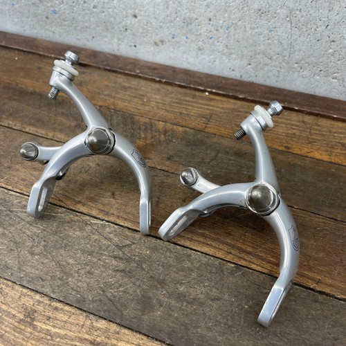 Vintage Campagnolo Brake Caliper Set Aero Chorus C-Record Era 1980s Eroica Campy - Picture 6 of 14