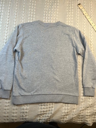 ROBERTO CAVALLI Escudo de Águila Gráfico Cuello Redondo Gris Para Hombre Talla Mediana Hecho en Italia - Imagen 7 de 10