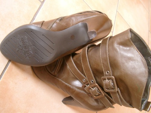 (S71) Pepe Jeans Damen Schuh Stiefelette Stiefel Lederschuhe mit Schnallen gr.40 - Bild 3 von 7