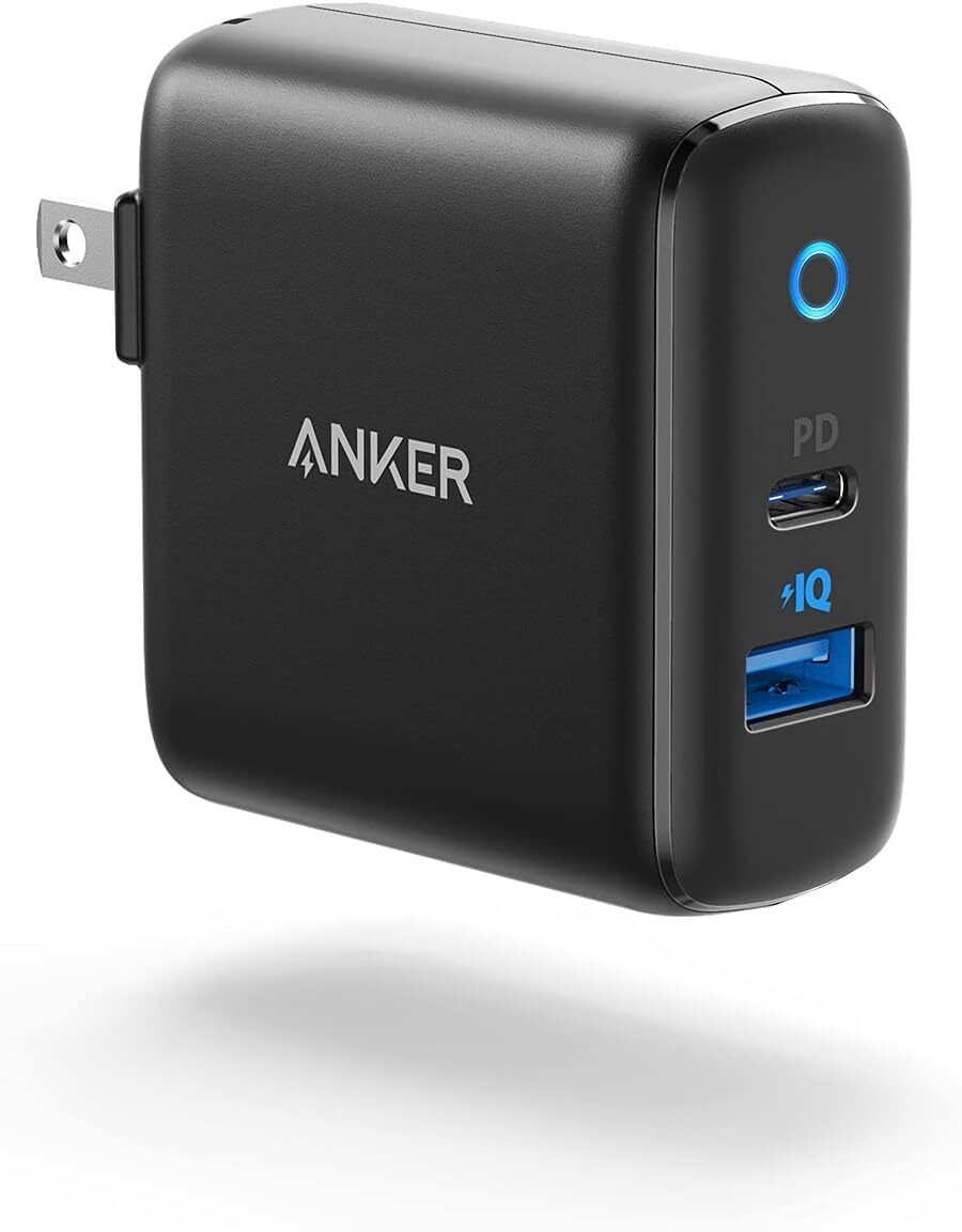 Anker 32W 2-Port Wall Charger for iPhone 14/13 20W USB-C