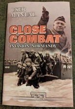 Close Combat Invasion Normandy - ORIGINAL INSTRUCTION MANUAL ONLY - PC - NO GAME