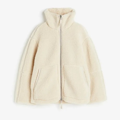 Teddy Jacket, Women's Zip Up Teddy Bear Faux Fur Jacket, High Quality Teddy Fur - Picture 3 of 41