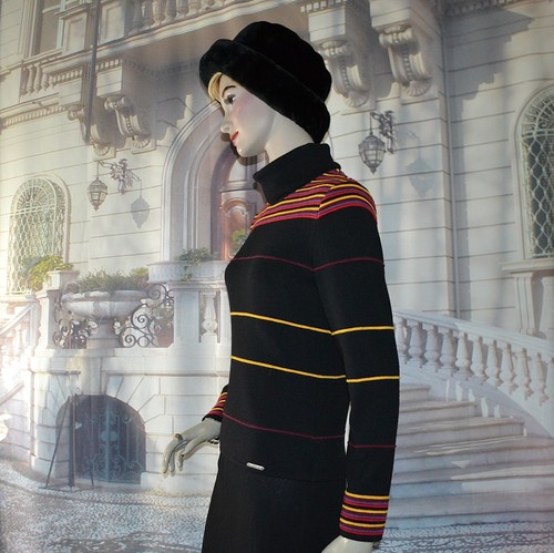 Geiger Women Ski Sweater Sz 6 Black w Colors Turtleneck New Wool Made in Austria - Picture 2 of 12