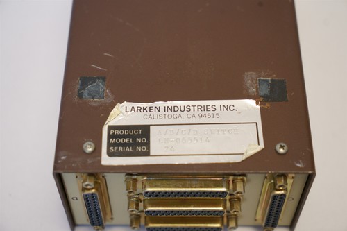 Larken Industries LN-065514 A/B/C/D Switch, 25-Pin Parallel and Serial, 4-Pos - Picture 5 of 5