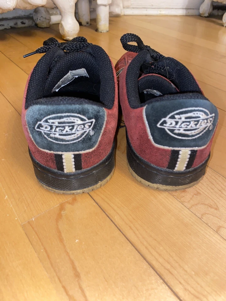 De colección Dickies Calzado Tenis Zapatos Para Mujer Talla 6 Patín Raro Rojo Gamuza Foto 3 de 4