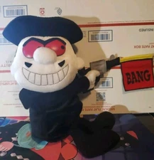 Vintage Rocky & Bullwinkle Sherman Plush Stuffed Beanbag Stuffins CVS w/tags