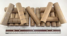 10 Sturdy Heavy Duty Empty Cardboard Spools Rolls Tubes  Art Crafts 4" inch long