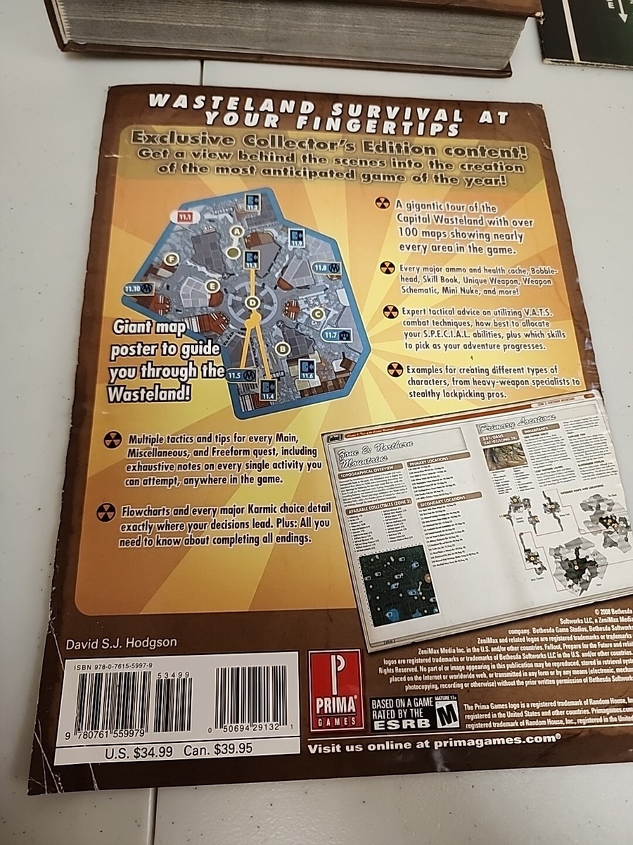 Prima Games Fallout 3 Official Game Guide Collectors Edition Prima Games Fallout 3 Official Game Guide Collectors Edition