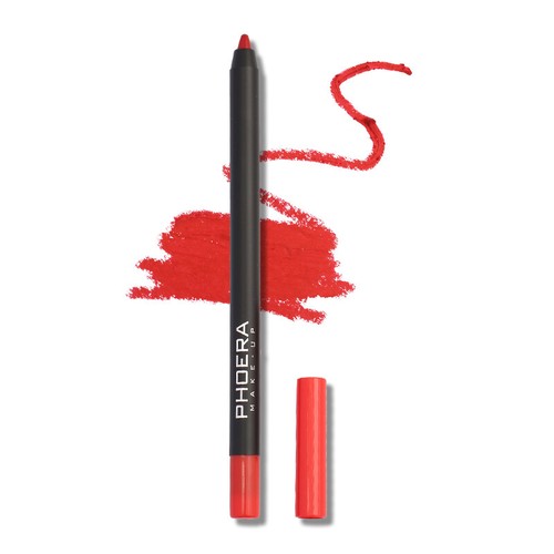 PHOERA MATTE LIP LINER PENCIL PEN CONTOUR VELVETY MAKEUP 12COLOURS LONG LASTING - Picture 20 of 39