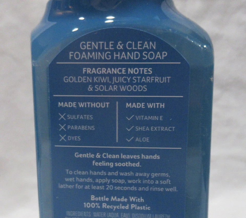 Bath & Body Works G&C Foaming Hand Soap Set Lot of 2 SWEET KIWI & STARFRUIT - Image 4 of 4