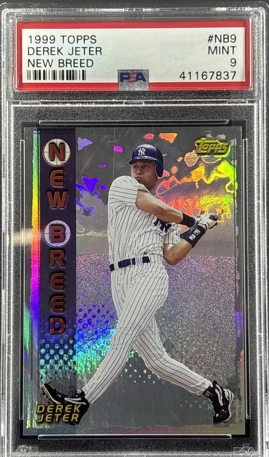 1999 Topps - New Breed Derek Jeter #NB9 PSA 9 POP 5