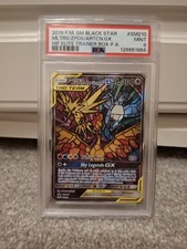 Moltres & Zapdos & Articuno GX SM210 PSA 9 Holo Hidden Fates Promo Black Star
