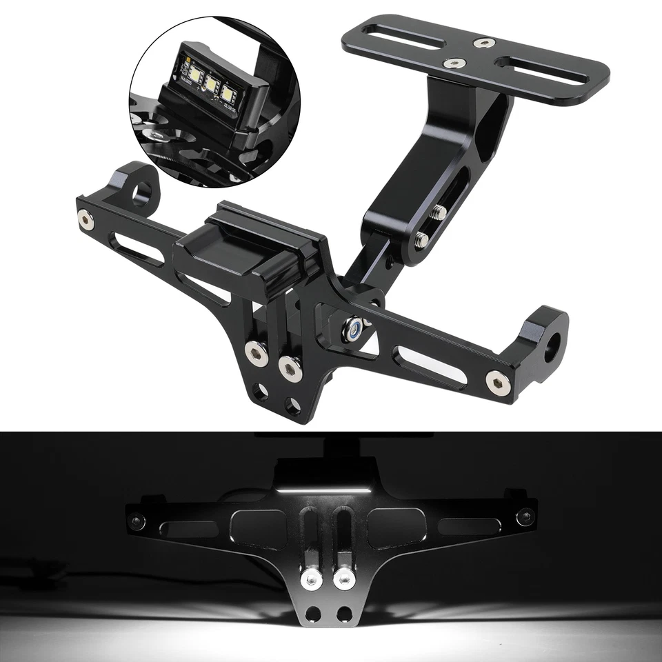 Soporte CNC para placa de matrícula trasera eliminador guardabarros para Triumph Daytona 675 660 Moto Foto 4 de 4