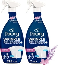 Downy Wrinkle Releaser Spray, All In One Wrinkle Release Spray, Odor Eliminator,