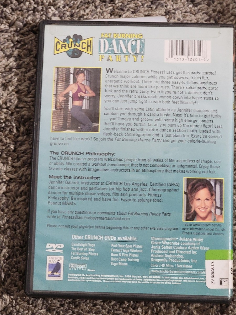Crunch Fat Burning Dance Party! DVD Fitness Workout Jennifer