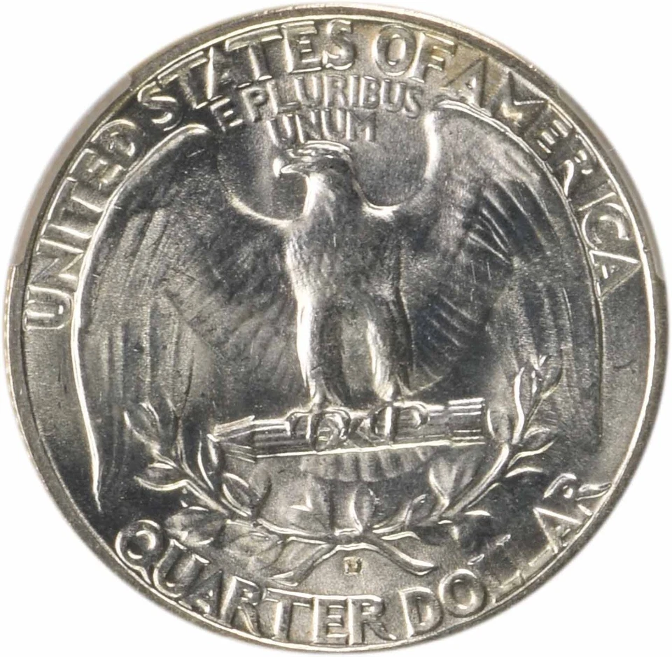1936-D Washington Silver Quarter MS64 CACG - Image 4 of 4