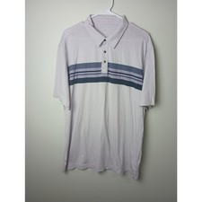 Even Tide Striped Men's Polo Shirt Short Sleeve XL Golf Outdoors Gift Cotton