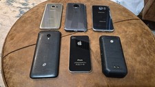 Batch of old phones iPhone 4, Samsung S6, S7, TCL, Moto,  CAT S22 