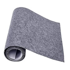 15.7x78.7inch Self-Adhesive Felt Fabric Shelf Liner for Festival Gray
