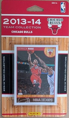 2013-14 NBA Hoops Factory Sealed Team Set Chicago Bulls Derrick Rose Joakim Noah