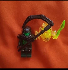 NEW Custom Ninjago Minifigure - Evil Green Possessed Lloyd Garmadon (Ghost Form)