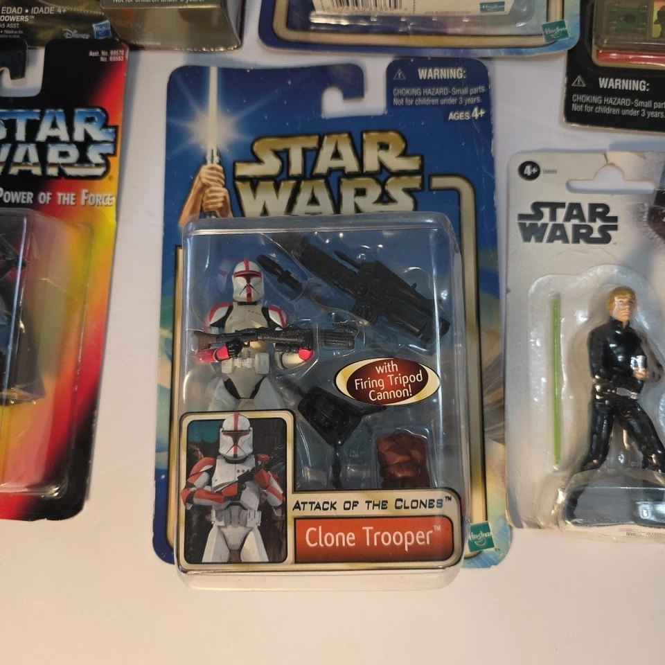  Lote de 10 figuras de Star Wars Kenner y Hasbro nuevas de colección  Foto 4 de 4