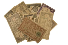 World War II Philippine "Death Sentence" Guerilla Money - Set of 10