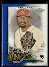 2022 Topps Allen & Ginter Chrome Blue Refractor Tony Santillan RC 123/150