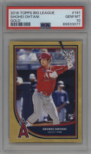 2018 Topps Big League - Shohei Ohtani #141 Gold (RC) PSA 10