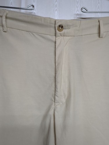 Peter Millar Shorts Men Casual Chino Flat Front Beige 36 - Picture 3 of 9