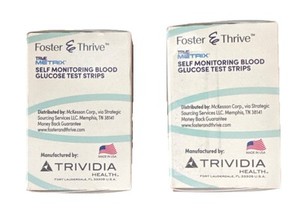 Foster & Thrive Self-Monitoring Glucose Test Strips 2 boxes of 50-count each