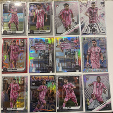 Topps Chrome 2025 MLS Inter Miami CF 12-Card Lot; Messi, Suárez, Rookie + more!