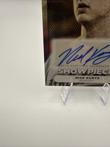ONE OF ONE! 2025 BOWMAN’S BEST NICK KURTZ SHOWPIECES AUTO RC  1/1 SUPERFRACTOR! - Picture 5 of 8