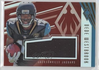 2017 Panini Phoenix RPS Jumbo Memorabilia 74/79 Dede Westbrook Rookie RC 0bt4