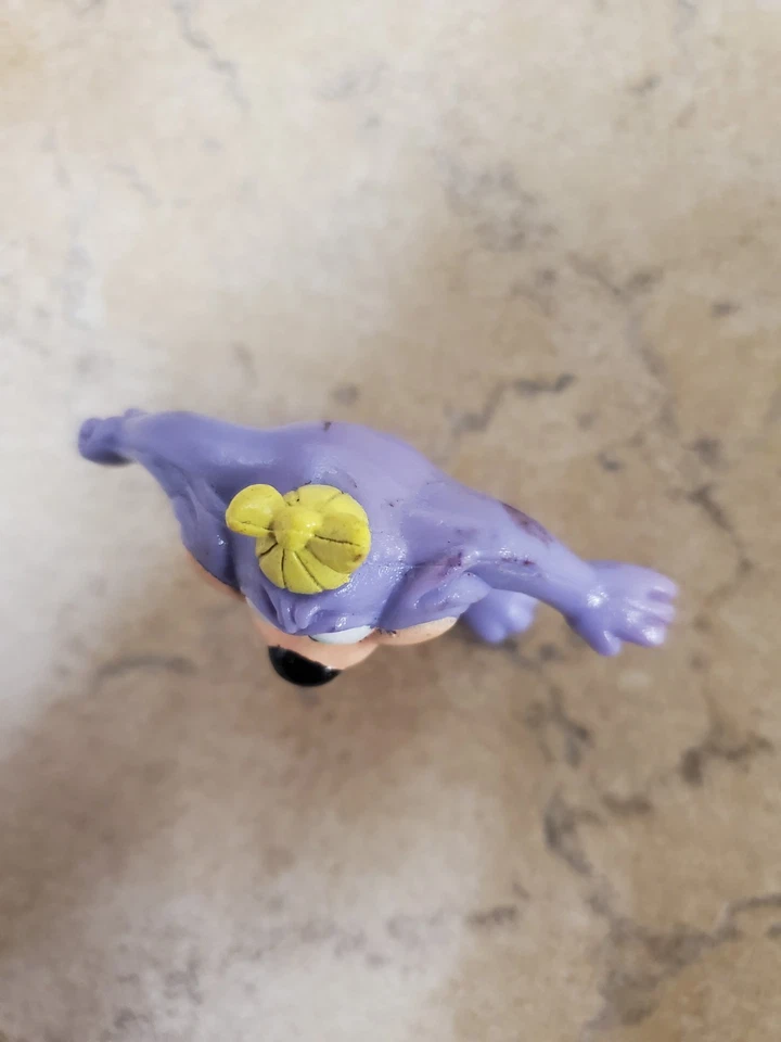 Figura pequeña Dizzy Devil Tasmanian PVC DE COLECCIÓN 1997 púrpura Tiny Toons juguete años 90 Foto 3 de 4