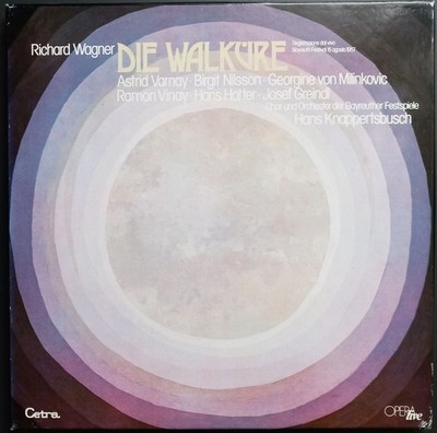 Wagner - Die Walküre, KNAPPERTSBUSCH, 5 LP Box, Cetra, MONO, JAPAN PRESS