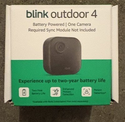 Blink Outdoor 4 (4th Gen) Wire-Free Smart Security Add On Camera HD 2-Way Audio