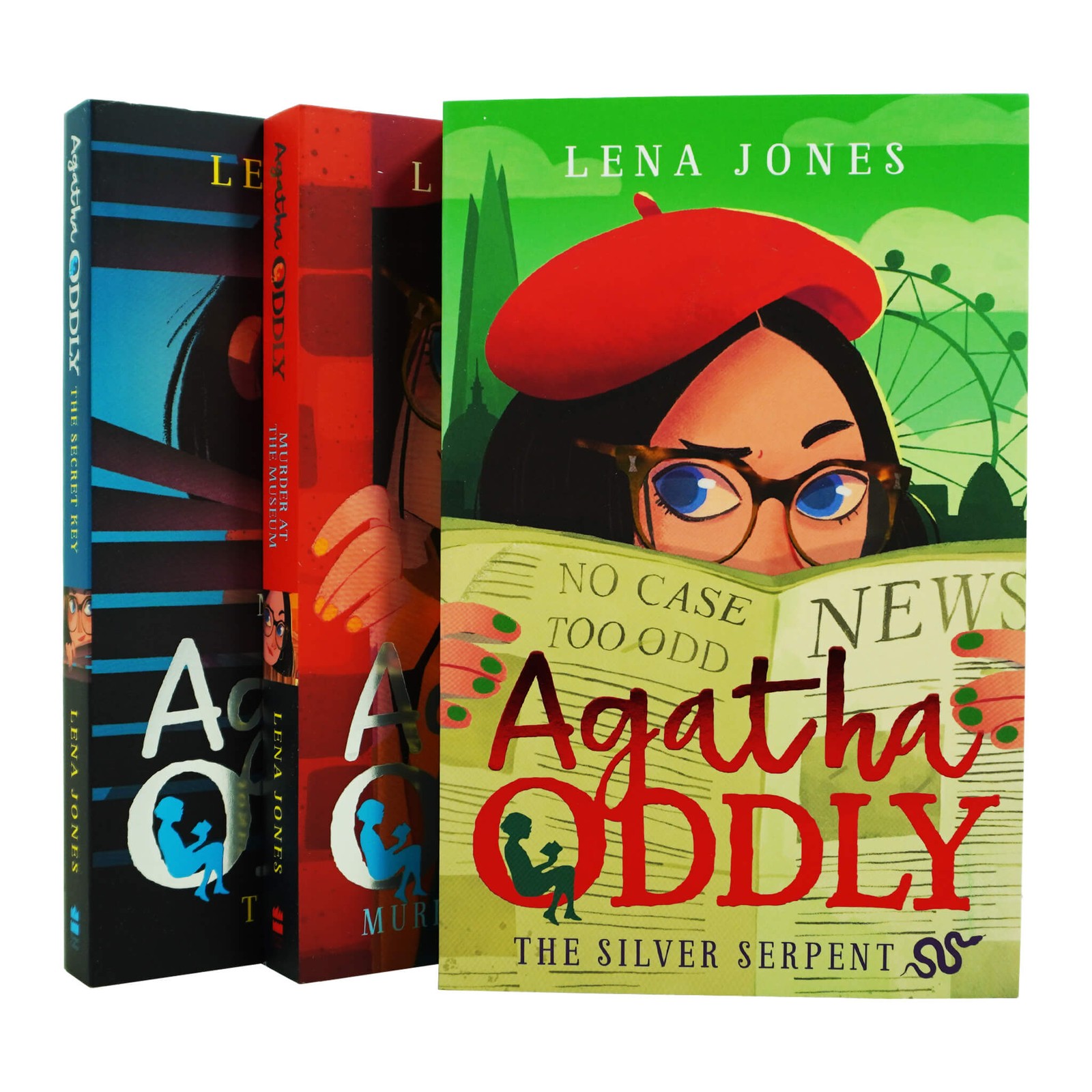 Agatha Oddly Detective Series 3 Books Set By Lena Jones - Ages 11+ - Paperback