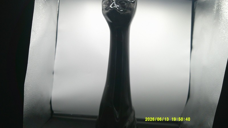 GEORGE B. LAMSON ANIMAL FACTORY TALL BLACK CAT PLANTER OR TOILET BOWL HOLDER 18"