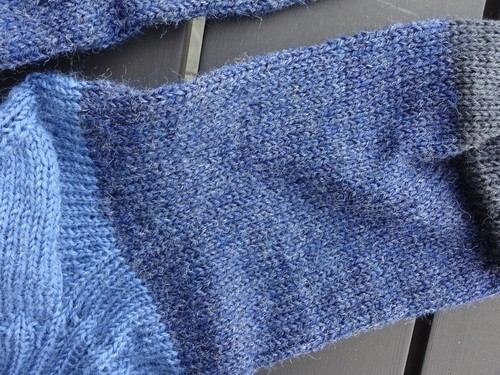 handgestrickte Socken Gr.40-42 - Bild 2 von 3