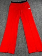 VTG Fila Red Track Pants Men's Large-32-snap bottom Sportswear Activewear BORG