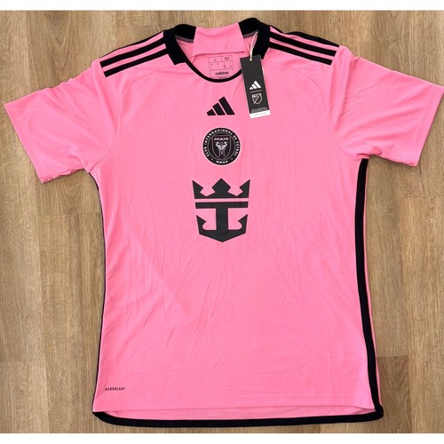 Neu mit Etikett Adidas Inter Miami CF Suarez #9 2024 Heimtrikot für Herren – Large – pink
