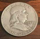 1959 D Franklin Half Dollar
