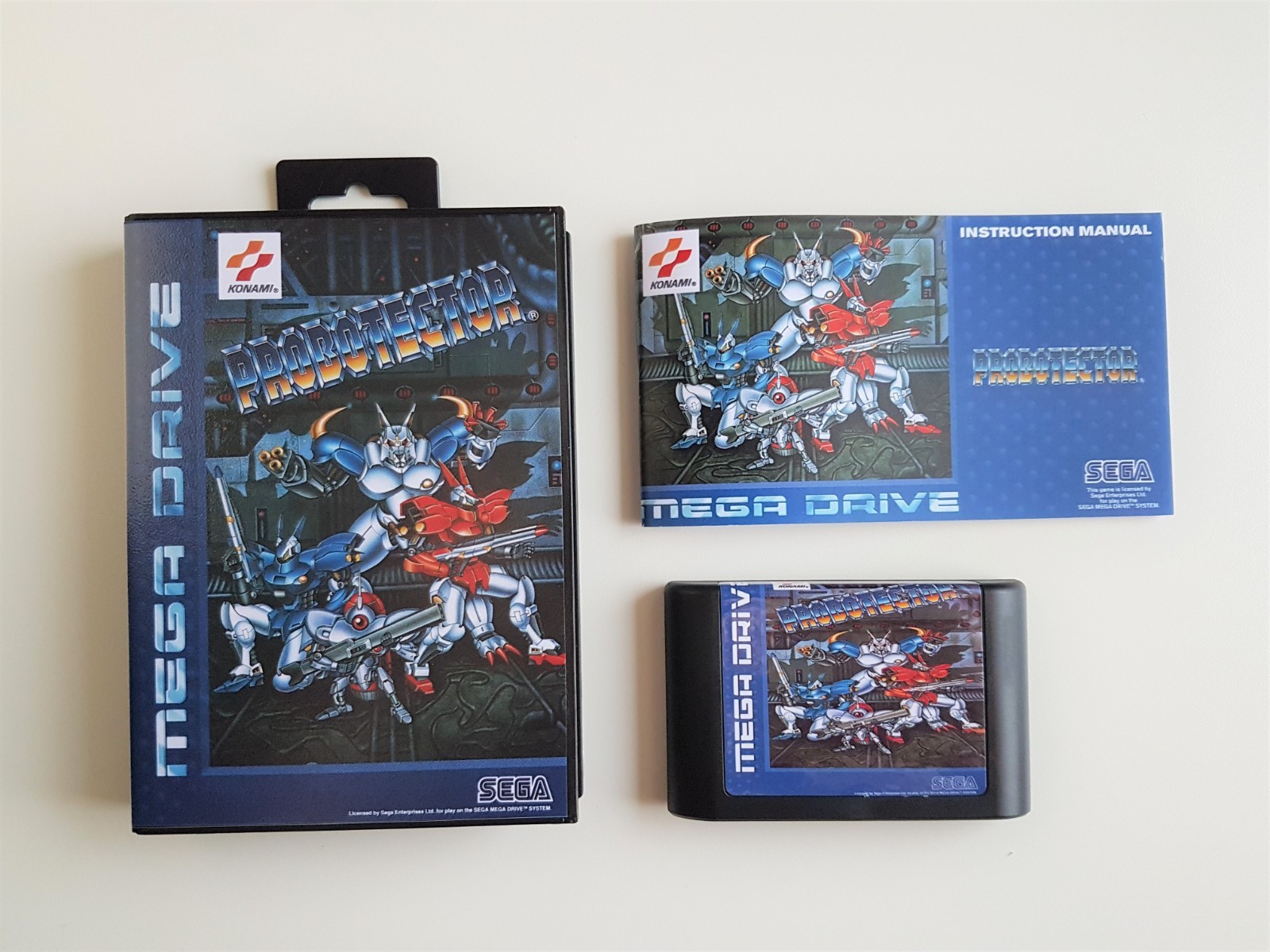 SEGA Megadrive Probotector PAL (Read Description)