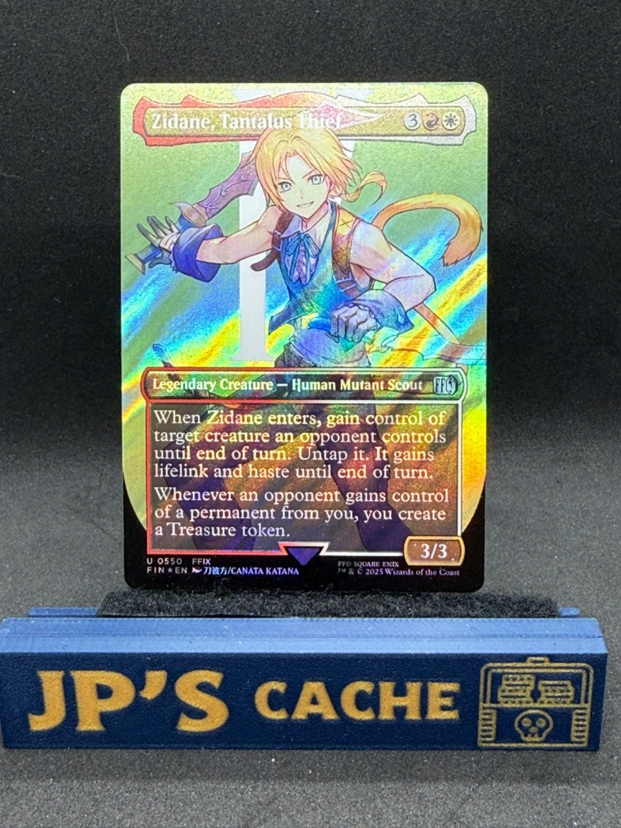 zidane mtg card Zidane, Tantalus Thief [Borderless Foil] #405 Prices | Magic Final Fantasy Untap it Commander MTG Deck Guide: Zidane,