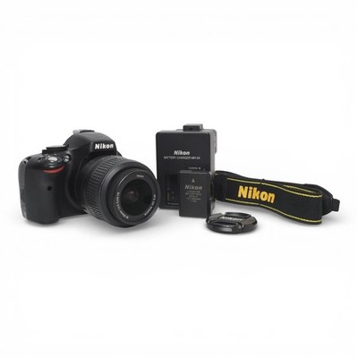 Nikon D5100 Digitalkamera + AF-S 18-55mm G VR Spiegelreflex Kamera, geprüft