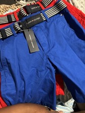 Tommy Hilfiger New Size 7 Boys Shorts. 2 Pair Red and Royal Blue Great Condition