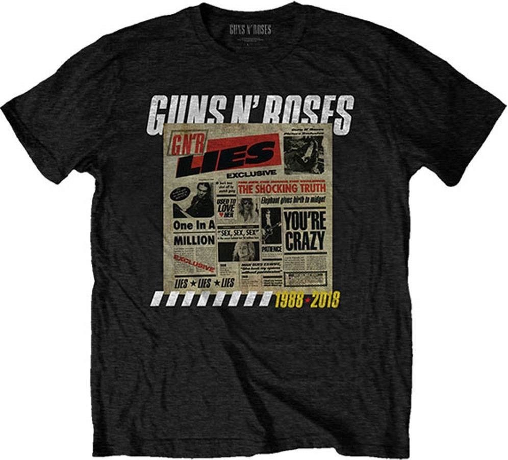 Abbigliamento Guns N' Roses: Rock Off - Lies Track List Back Print (T-Shirt Unis